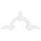 Ekena Millwork Ericson Architectural Grade PVC Gable Bracket, 72"W x 33"H x 4"D x 6"F, 11/12 Pitch GBP072X33X0406ERI00 - alternate 3